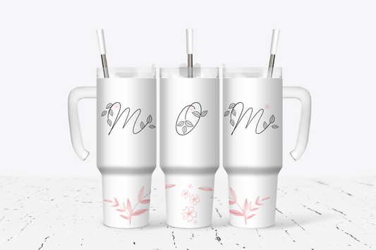 Mother's Day Mom Leafy Pencil Tumbler