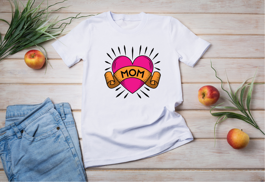 Mom Heart T-Shirt