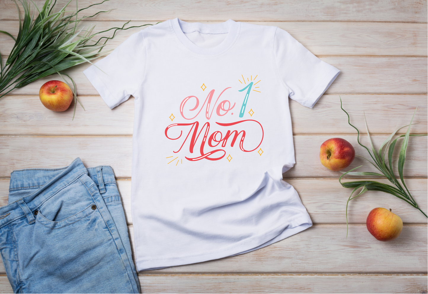 No 1 Mom T-Shirt