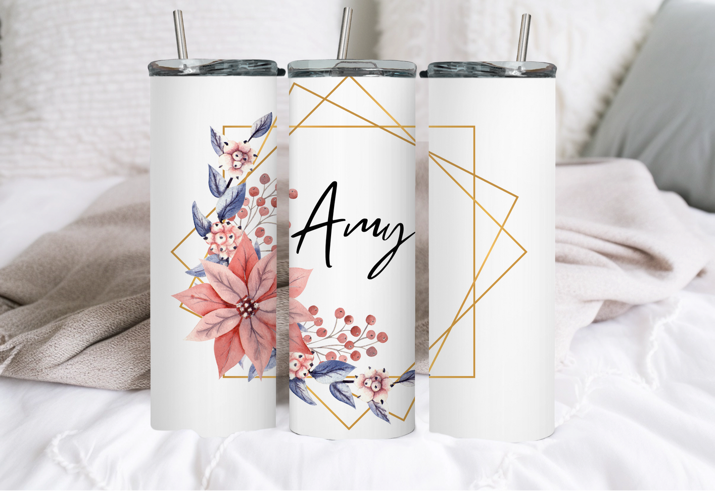 Floral Elegance Tumbler