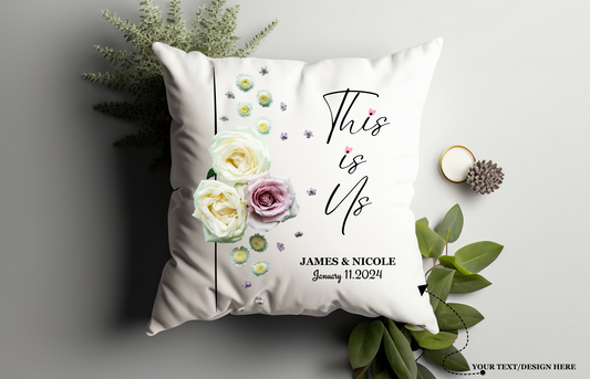 Wedding / Couples Custom pillow case