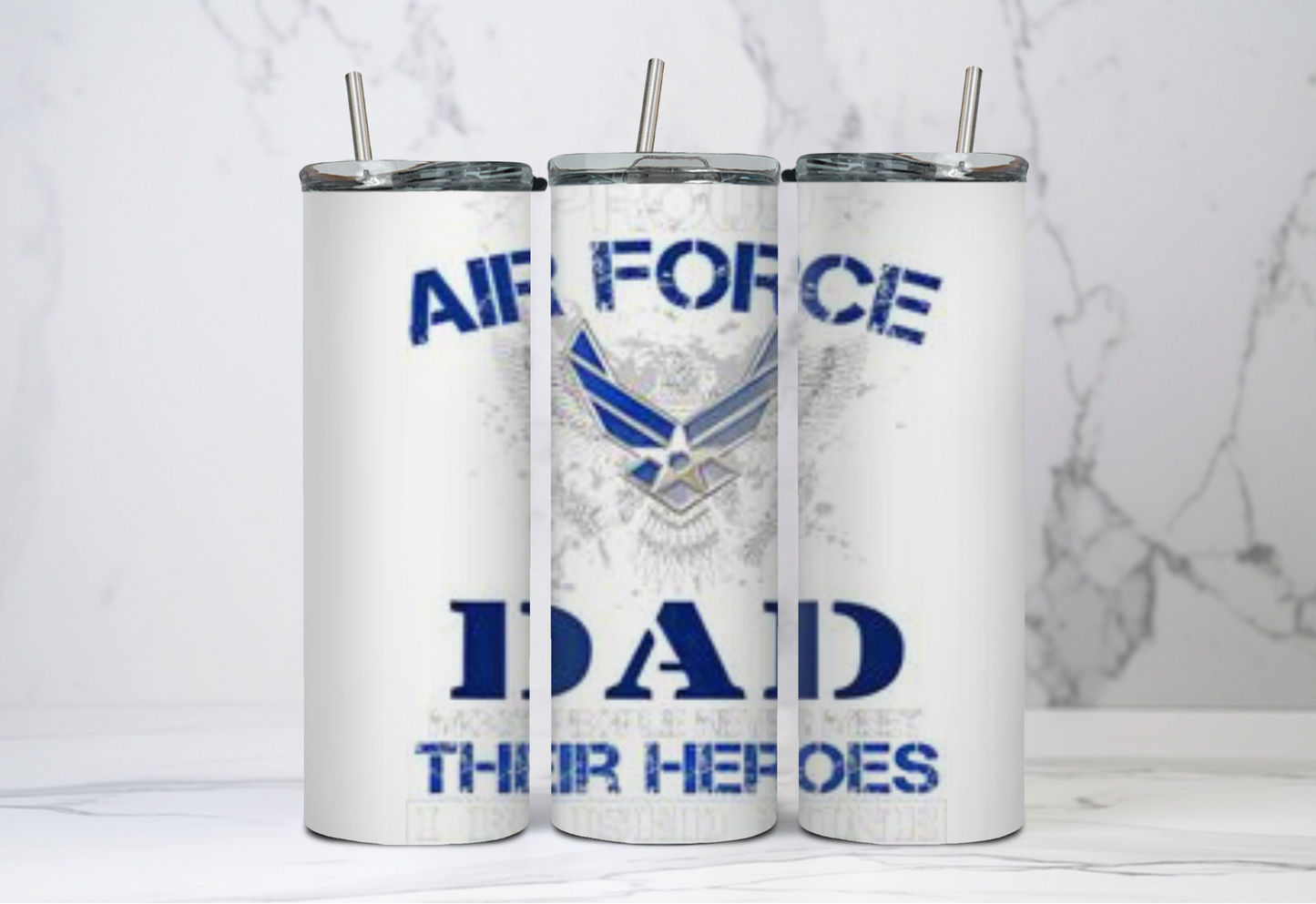 Fathers day "Air Force Dad" Tumbler 20oz