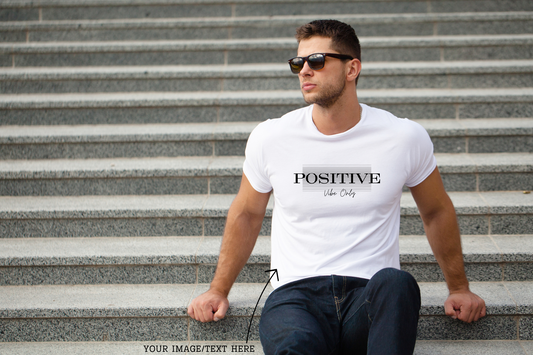 Positive Vibes Men's Polyester T-Shirt