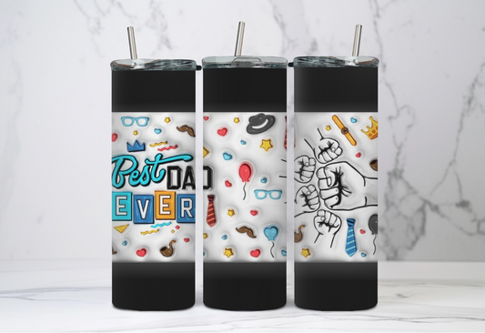 Fathers day "Best Dad Ever" Tumbler 20oz