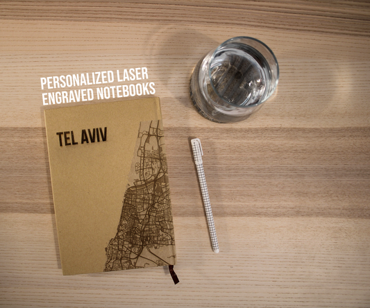 Laser engraved notebook (Various sizes/designs available)